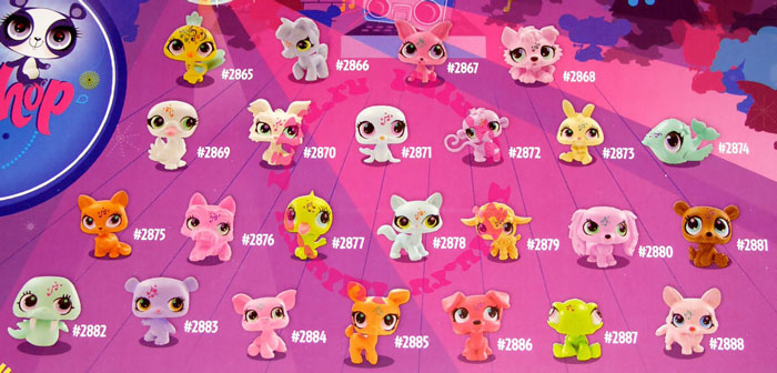 Набор из 24 зверюшек 'Петшоп из мешка' - серия 8, Littlest Pet Shop, Hasbro [A0545set]