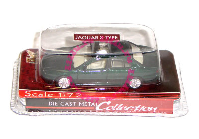 Модель автомобиля Jaguar X-Type 1:72, темно-зеленый металлик, Yat Ming [72000-11] Модель автомобиля Jaguar X-Type 1:72, темно-зеленый металлик, Yat Ming [72000-11]