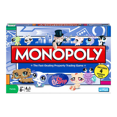 Настольная игра Monopoly Littlest Pet Shop (+ 4 зверюшки), на английском языке [04381] Настольная игра Monopoly Littlest Pet Shop (+ 4 зверюшки), на английском языке [04381]