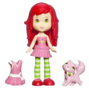 Игровой набор с куклой Земляничкой 8 см и DVD, Strawberry Shortcake, Hasbro [19120]