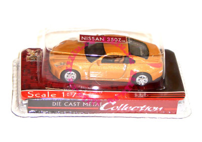 Модель автомобиля Nissan 350Z 1:72, оранжевый металлик, Yat Ming [72000-17] Модель автомобиля Nissan 350Z 1:72, оранжевый металлик, Yat Ming [72000-17]