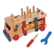 Деревянная игрушка-конструктор 'Веселый грузовик', Benho [YT6026]
