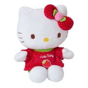 Мягкая игрушка с запахом 'Хелло Китти Земляничка' (Hello Kitty Strawberry), 15 см, Jemini [022046s]