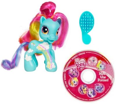 Моя маленькая пони Rainbow Dash с DVD, из серии &#039;Подружки-2010&#039;, My Little Pony, Hasbro [93807D] Моя маленькая пони Rainbow Dash с DVD, из серии 'Подружки-2010', My Little Pony, Hasbro [93807D]