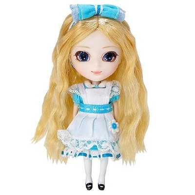 Кукла Little Pullip Blue Alice из серии &#039;Алиса в Стране Чудес&#039;, JUN Planning [F-840] Кукла Little Pullip Blue Alice, JUN Planning [F-840]