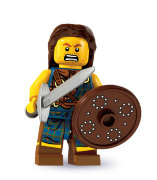 Минифигурка 'Воин', серия 6 'из мешка', Lego Minifigures [8827-02]