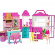 Игровой набор с куклой Барби 'Переносной гриль-ресторан', Barbie, Mattel [HBB91]