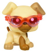 Одиночная зверюшка 2010 - Боксёр, Littlest Pet Shop, Hasbro [94937]