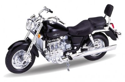 Модель мотоцикла Honda F6C, 1:18, черная, Welly [12152PW] Модель мотоцикла Honda F6C, 1:18, черная, Welly [12152PW]