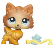 Одиночная зверюшка 2010 - Шпиц, специальный эксклюзивный выпуск, Littlest Pet Shop, Hasbro [94584]