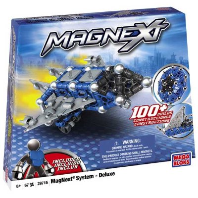 Магнитный конструктор MagNext System Deluxe, 67 элементов, Mega Bloks [29715] Магнитный конструктор MagNext System Deluxe, 67 элементов, Mega Bloks [29715]