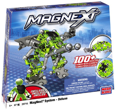 Магнитный конструктор MagNext System Deluxe, 67 элементов, Mega Bloks [29716] Магнитный конструктор MagNext System Deluxe, 67 элементов, Mega Bloks [29716]