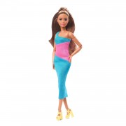 Коллекционная шарнирная кукла 'Миниатюрная шатенка', #15 из серии 'Barbie Looks 2023', Barbie Black Label, Mattel [HJW82]