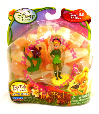 Феечка Tinker Bell (Динь-Динь) с пчелой, 5см, Disney Fairies, Playmates [74622] Феечка Tinker Bell (Динь-Динь) с пчелой, 5см, Disney Fairies, Playmates [74622]