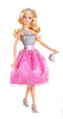Кукла Барби &#039;Принцессы на вечеринке&#039;, в розовом платье, Barbie, Mattel [R6391]  Кукла Барби 'Принцессы на вечеринке', в розовом платье, Barbie, Mattel [R6391] 