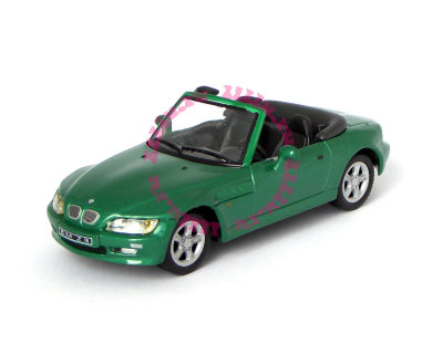 Модель автомобиля BMW Z3 1:43, зеленая, Cararama [255S-13] Модель автомобиля BMW Z3 1:43, Cararama [255S-13]