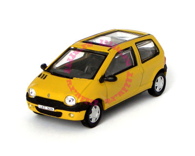 Модель автомобиля Renault Twingo I 1:43, желтая, Cararama [255S-18] Модель автомобиля Renault Twingo I 1:43, Cararama [255S-18]