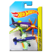Модель самолета 'Mad Propz', сине-зеленая, HW Off-Road, Hot Wheels [BFD11]
