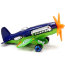 Модель самолета 'Mad Propz', сине-зеленая, HW Off-Road, Hot Wheels [BFD11] - BFD11-1.jpg