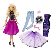 Кукла Барби блондинка, из серии 'Сочетай и наряжай' (Mix ‘n Match), Barbie, Mattel [DJW58]