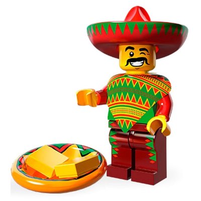 Минифигурка &#039;Мексиканец&#039;, серия Lego The Movie &#039;из мешка&#039;, Lego Minifigures [71004-12] Минифигурка 'Мексиканец', серия Lego The Movie 'из мешка', Lego Minifigures [71004-12]