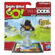 Дополнительная машинка 'Черная птичка', Angry Birds Go! TelePods, Hasbro [A6028-2]