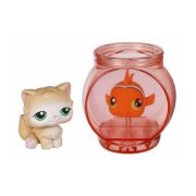 Зверюшки из серии 'Парочки' - Кошка и Рыбка-клоун, Littlest Pet Shop [51834]