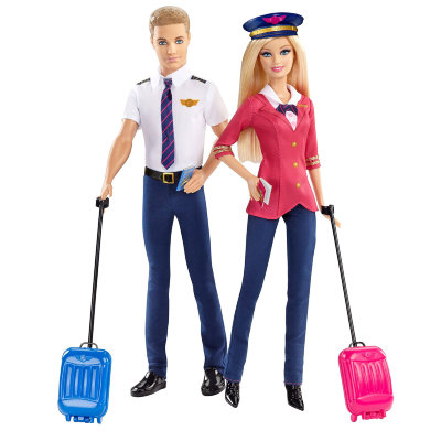 Набор кукол Барби и Кен &#039;Карьера в авиакомпании&#039;, из специальной серии &#039;Pink Passport&#039;, Barbie, Mattel [CCY12] Набор кукол Барби и Кен 'Карьера в авиакомпании', из специальной серии 'Pink Passport', Barbie, Mattel [CCY12]