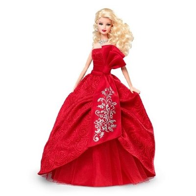 Кукла Барби &#039;Рождество-2012&#039; (2012 Holiday Barbie), блондинка, коллекционная Pink Label, Mattel [W3465] Кукла Барби 'Рождество-2012' (2012 Holiday Barbie), блондинка, коллекционная Pink Label, Mattel [W3465]