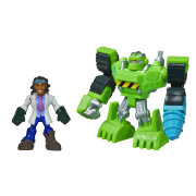 Набор фигурок 'Boulder The Construction-Bot & Doc Greene', из серии Transformers Rescue Bots (Боты-Спасатели), Playskool Heroes, Hasbro [A4877]