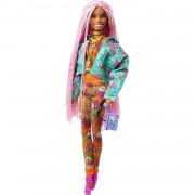 Шарнирная кукла Барби #10 из серии 'Extra', Barbie, Mattel [GXF09]