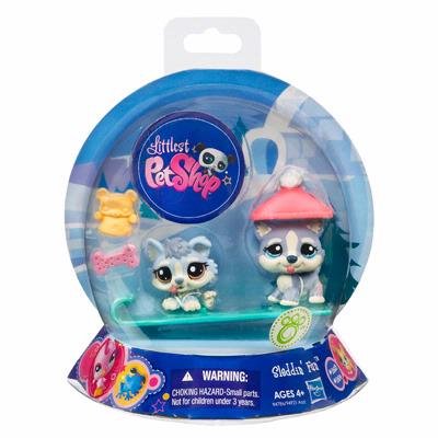 Зверюшки из серии 'Зима' - Хаски и... Хаски, Littlest Pet Shop [94786] Зверюшки из серии 'Зима' - Хаски и... Хаски, Littlest Pet Shop [94786]