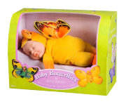 Кукла 'Спящий младенец-бабочка (желтая)', 23 см, Anne Geddes [579115]