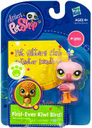 Зверюшка с дневником - Фламинго, Littlest Pet Shop - Pet Sitters Club Collector Hanfbook, Hasbro [25857]