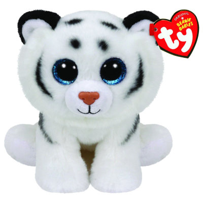 Мягкая игрушка 'Белый тигренок Tundra', 16 см, из серии 'Beanie Boo's', TY [42106] Мягкая игрушка 'Белый тигренок Tundra', 16 см, из серии 'Beanie Boo's', TY [42106]
