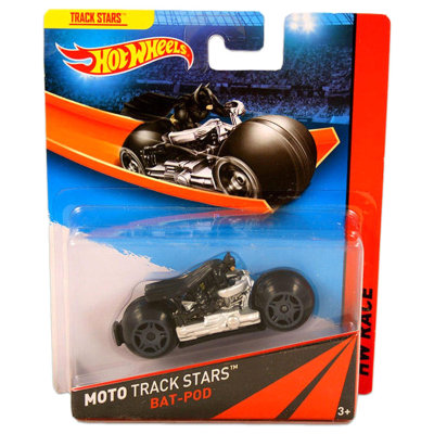 Мотоцикл Bat-Pod, HW Race - Moto Track Stars, Hot Wheels, Mattel [BDN51] Мотоцикл Bat-Pod, HW Race - Moto Track Stars, Hot Wheels, Mattel [BDN51]