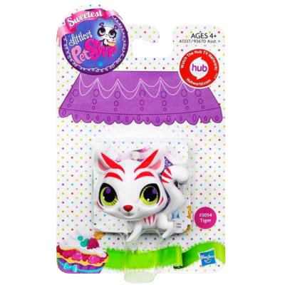 Одиночная зверюшка-сладкоежка 'Белый Тигр', Sweetest Littlest Pet Shop [A1337] Одиночная зверюшка-сладкоежка 'Белый Тигр', Sweetest Littlest Pet Shop [A1337]