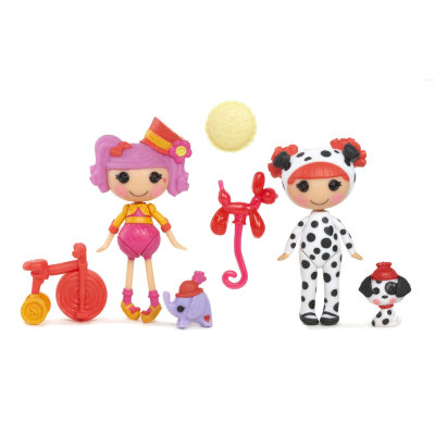 Игровой набор с двумя мини-куклами Лалалупси 'Peanut Big Top и Ember Flicker Flame', 7 см, Lalaloopsy Mini [514299] Игровой набор с двумя мини-куклами Лалалупси 'Peanut Big Top и Ember Flicker Flame', 7 см, Lalaloopsy Mini [514299]
