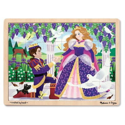 Деревянный пазл &#039;Принц и принцесса&#039;, 24 эл., Melissa&amp;Doug [9067] Деревянный пазл 'Принц и принцесса', 24 эл., Melissa&Doug [9067]