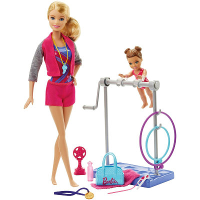 Кукла Барби &#039;Тренер по гимнастике&#039;, из серии &#039;Я могу стать&#039;, Barbie, Mattel [DKJ21] Кукла Барби 'Тренер по гимнастике', из серии 'Я могу стать', Barbie, Mattel [DKJ21]
