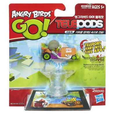 Дополнительная машинка &#039;Свинка в каске&#039;, Angry Birds Go! TelePods, Hasbro [A6028-3] Дополнительная машинка 'Свинка в каске', Angry Birds Go! TelePods, Hasbro [A6028-3]