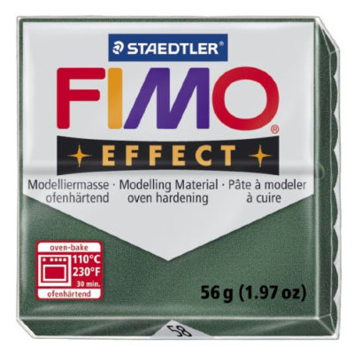 Полимерная глина FIMO Effect Metallic Opal Green, металлик зеленый опал, 56г, FIMO [8020-58] Полимерная глина FIMO Effect Metallic Opal Green, металлик зеленый опал, 56г, FIMO [8020-58]