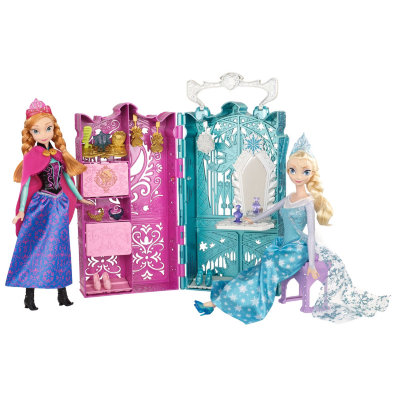 Игровой набор &#039;Королевский гардероб Анны и Эльзы&#039; (для кукол 29 см), Frozen ( &#039;Холодное сердце&#039;), Mattel [BDK36] Игровой набор 'Королевский гардероб Анны и Эльзы' (для кукол 29 см), Frozen ('Холодное сердце'), Mattel [BDK36]
