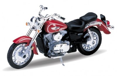 Модель мотоцикла Kawasaki Vulcan 1500 Classic, 1:18, красная, Welly [12168PW] Модель мотоцикла Kawasaki Vulcan 1500 Classic, 1:18, красная, Welly [12168PW]