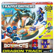 Игровой набор с пусковыми устройствами, двумя трансформерами и ареной 'Путь Дракона' (Dragon Track), Bot Shots Battle Game!, Hasbro [A2584]
