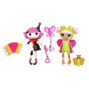 Игровой набор с двумя мини-куклами Лалалупси 'Blossom Flowerpot и Charlotte Charades', 7 см, Lalaloopsy Mini [514305]