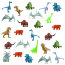 Набор из 25 фигурок в тубе, 'Хороший динозавр' (The Good Dinosaur), Disney/Pixar, Tomy [L62321] - 62321-1.jpg