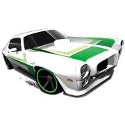 Модель автомобиля '1973 Pontiac Firebird', Белая, Muscle Mania, Hot Wheels [DHX32]