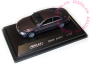 Модель автомобиля BMW 645Ci 1:87, темный металлик, Welly [73101SW]