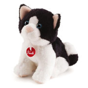 Мягкая игрушка 'Черно-белый кот' в подарочной коробке, 15см, Trudini Classic, Trudi [2902-052]